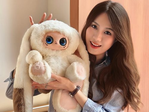 SnowDrop AI plush toy