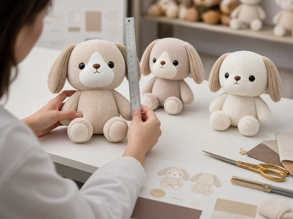 Custom plush toy sample review and product development